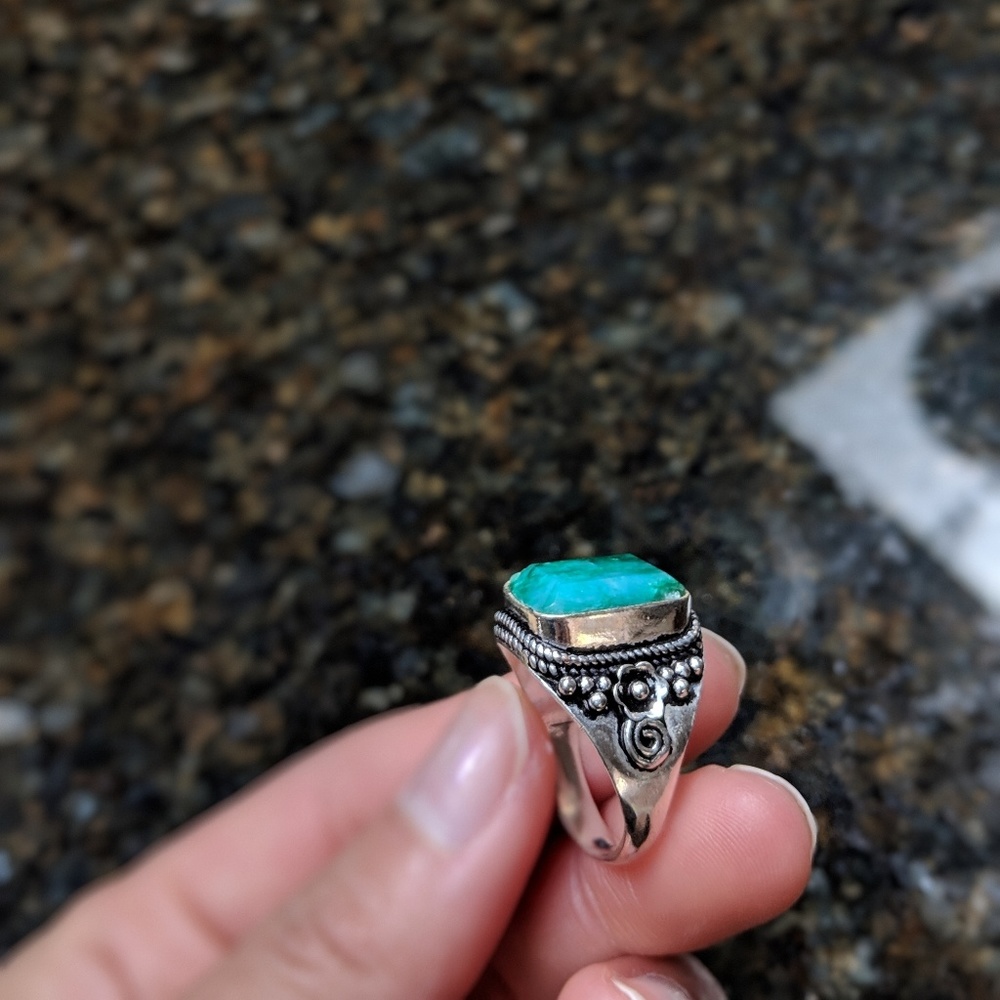 Sterling silver ring - Picture 3 of 4
